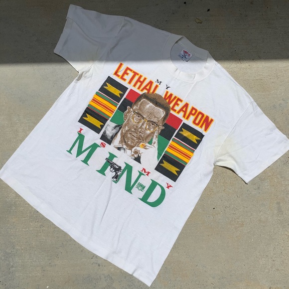vintage malcolm x tee